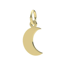 Carica l&#39;immagine nel visualizzatore di Gallery, Charm Luna Nera - In argento 925 placcato oro - Collezione Charm
