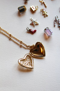 Charm Scrigno Cuore - Charm in ottone di alta qualità - Collezione Charm