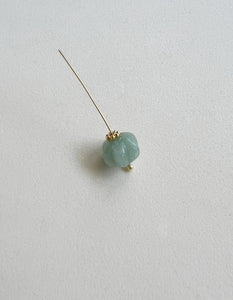 Charm Zucca Verde - In pietra naturale avventurina verde - Collezione Charm