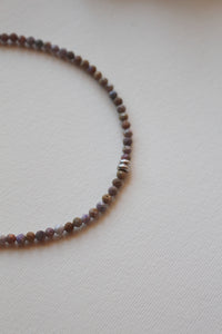 Collana Abu Dhabi Kunzite - Girocollo realizzato a mano in pietra kunzite - Collezione Abu Dhabi