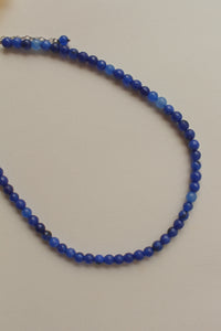 Collana Blu Grecia - Chocker realizzato a mano - L'artigianato per tutti