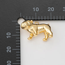 Carica l&#39;immagine nel visualizzatore di Gallery, Pendente Bulldog Francese - Charm in ottone di alta qualità - Collezione Charm
