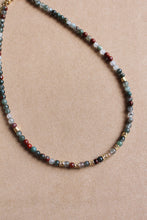 Carica l&#39;immagine nel visualizzatore di Gallery, Collana Bubble Energia - Girocollo in dragon bloody jasper e argento placcato oro - Collezione Bubble
