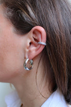 Carica l&#39;immagine nel visualizzatore di Gallery, Ear cuff Stardust - Cerchietto mono orecchino in argento e zirconi - Collezione Mono Orecchini
