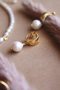 Orecchini Seashell con perla di fiume - Collezione Under The Sea